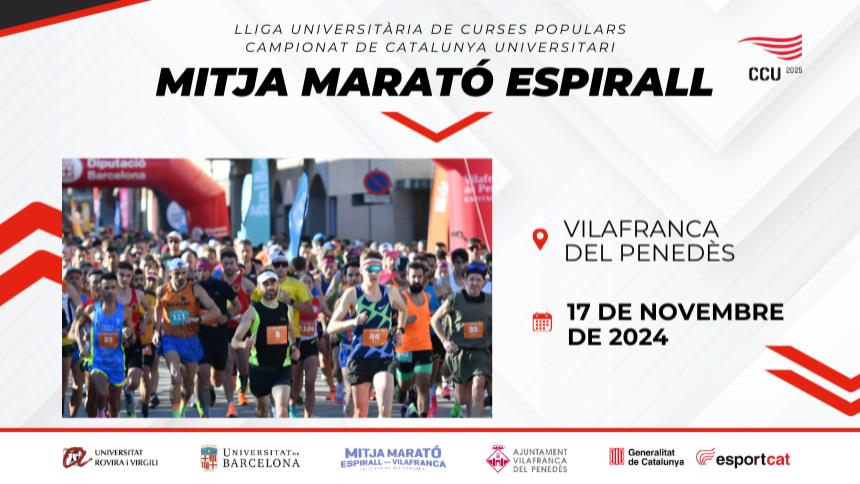 Inscripcions obertes per a la 45a edició de la Mitja Marató Espirall - Vilafranca!